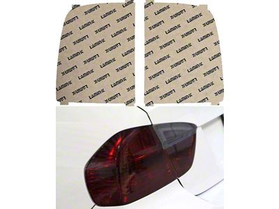 Lamin-X Tail Light Tint Covers; Gunsmoke (07-13 Sierra 1500)