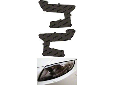 Lamin-X Headlight Tint Covers; Gunsmoke (22-25 Silverado 1500 Custom, WT)