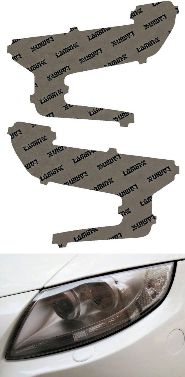 LaminX Silverado 1500 Headlight Tint Covers; Tinted CH079T (2224