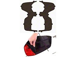 Lamin-X Tail Light Tint Covers; Charcoal (19-25 Silverado 1500)