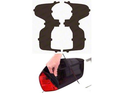 Lamin-X Tail Light Tint Covers; Charcoal (19-24 Silverado 1500)