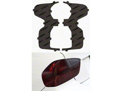 Lamin-X Tail Light Tint Covers; Gunsmoke (19-24 Silverado 1500)