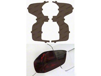 Lamin-X Tail Light Tint Covers; Smoked (19-25 Silverado 1500)