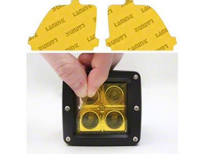 Lamin-X Fog Light Tint Covers; Yellow (20-24 Silverado 2500 HD)