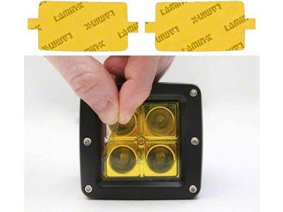 Lamin-X Fog Light Tint Covers; Yellow (24-25 Silverado 3500 HD High Country, LT, LTZ)