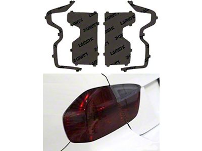 Lamin-X Tail Light Tint Covers; Gunsmoke (24-25 Silverado 3500 HD High Country, LT, LTZ)