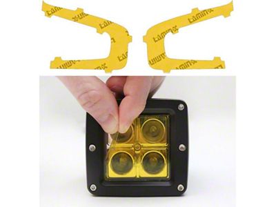 Lamin-X Daytime Running Light Tint Covers; Yellow (21-25 Tahoe)