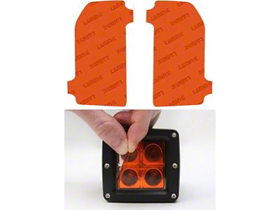 Lamin-X Fog Light Tint Covers; Amber (21-25 Yukon)