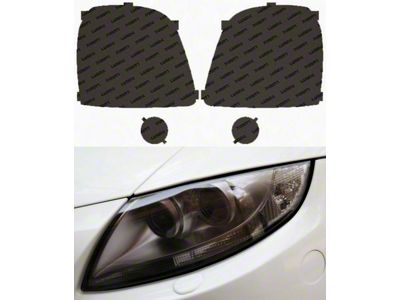 Lamin-X Headlight Tint Covers; Gunsmoke (07-14 Yukon)