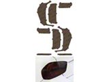 Lamin-X Tail Light Tint Covers; Smoked (21-26 Yukon)