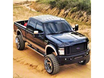 LensunSolar Hood Solar Panel Complete Kit; 100-Watt (99-06 Sierra 1500)