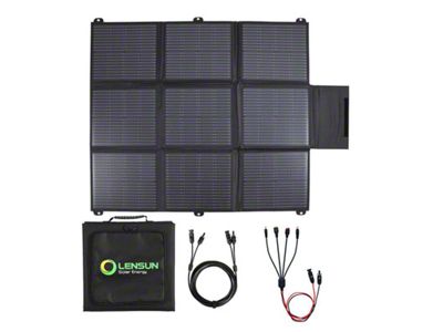 LensunSolar 200W 12V Solar Blanket (Universal; Some Adaptation May Be Required)