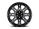 Level 8 Wheels Slingshot Gloss Black Machined 6-Lug Wheel; 22x11.5; -44mm Offset (07-14 Yukon)