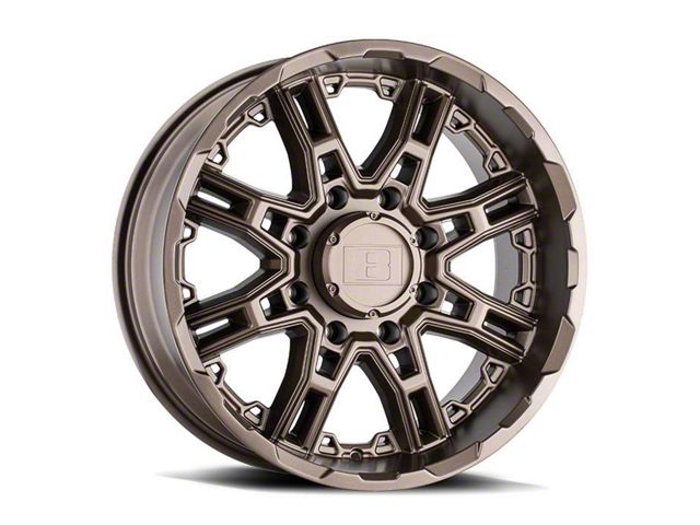 Level 8 Wheels Slingshot Matte Bronze 6-Lug Wheel; 20x9; -10mm Offset (07-14 Yukon)