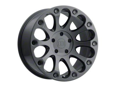 Level 8 Wheels Impact Matte Black 5-Lug Wheel; 20x9; 0mm Offset (09-18 RAM 1500)