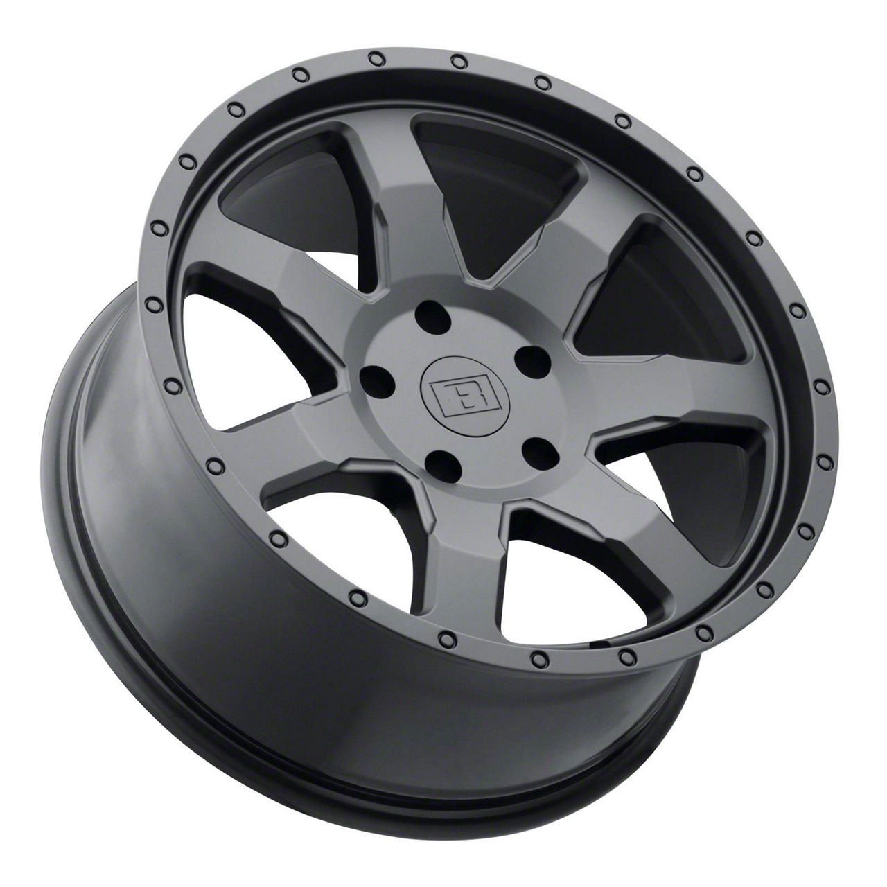 Level 8 Wheels RAM 1500 Slam Matte Black 5-Lug Wheel; 17x8.5; -6mm ...