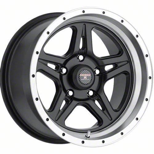 Level 8 Wheels RAM 1500 Strike 5 Matte Black Machined 5-Lug Wheel; 20x9 ...