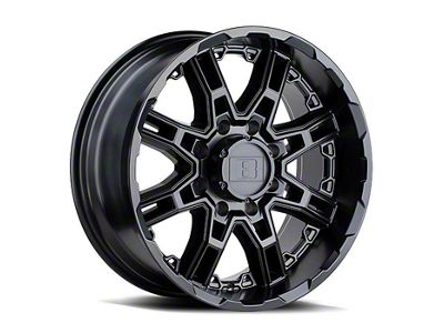 Level 8 Wheels Slingshot Matte Black 6-Lug Wheel; 20x9; 10mm Offset (14-18 Sierra 1500)