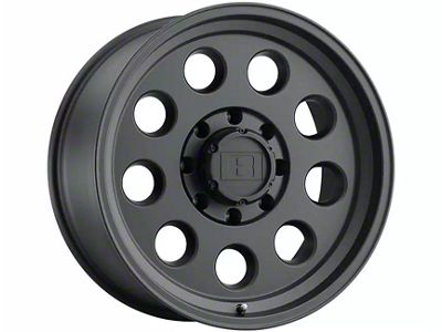 Level 8 Wheels Hauler Matte Black 6-Lug Wheel; 20x9; 0mm Offset (14-18 Silverado 1500)