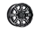Level 8 Wheels Slingshot Gloss Black with Machined Face 8-Lug Wheel; 20x11.5; -44mm Offset (17-22 F-250 Super Duty)