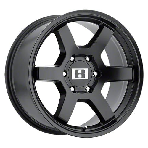 Level 8 Wheels Ranger MK6 Matte Black 6-Lug Wheel; 17x9; -12mm Offset ...