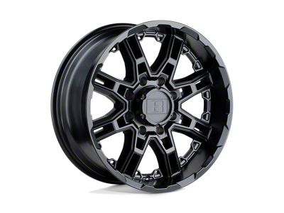 Level 8 Wheels Slingshot Matte Black 8-Lug Wheel; 22x11.5; -44mm Offset (99-07 F-350 Super Duty SRW)