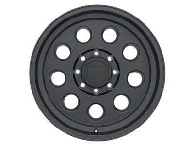 Level 8 Wheels Hauler Matte Black 6-Lug Wheel; 17x8.5; -6mm Offset (99-06 Sierra 1500)