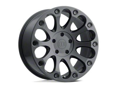 Level 8 Wheels Impact Matte Black 6-Lug Wheel; 20x9; 9mm Offset (99-06 Sierra 1500)