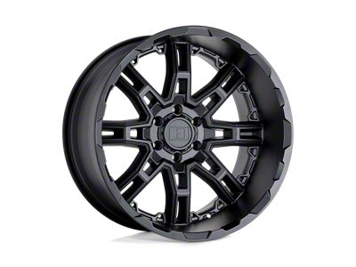 Level 8 Wheels Slingshot Matte Black 6-Lug Wheel; 17x8.5; 10mm Offset (15-22 Canyon)