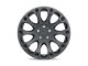 Level 8 Wheels Impact Matte Black 5-Lug Wheel; 15x8; -24mm Offset (87-90 Dakota)