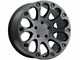 Level 8 Wheels Impact Matte Black 5-Lug Wheel; 17x8.5; -6mm Offset (05-11 Dakota)