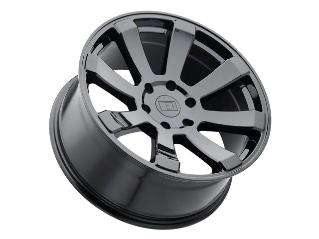 Level 8 Wheels Enforcer Gloss Black 5-Lug Wheel; 17x8.5; -6mm Offset (02-08 RAM 1500, Excluding Mega Cab)