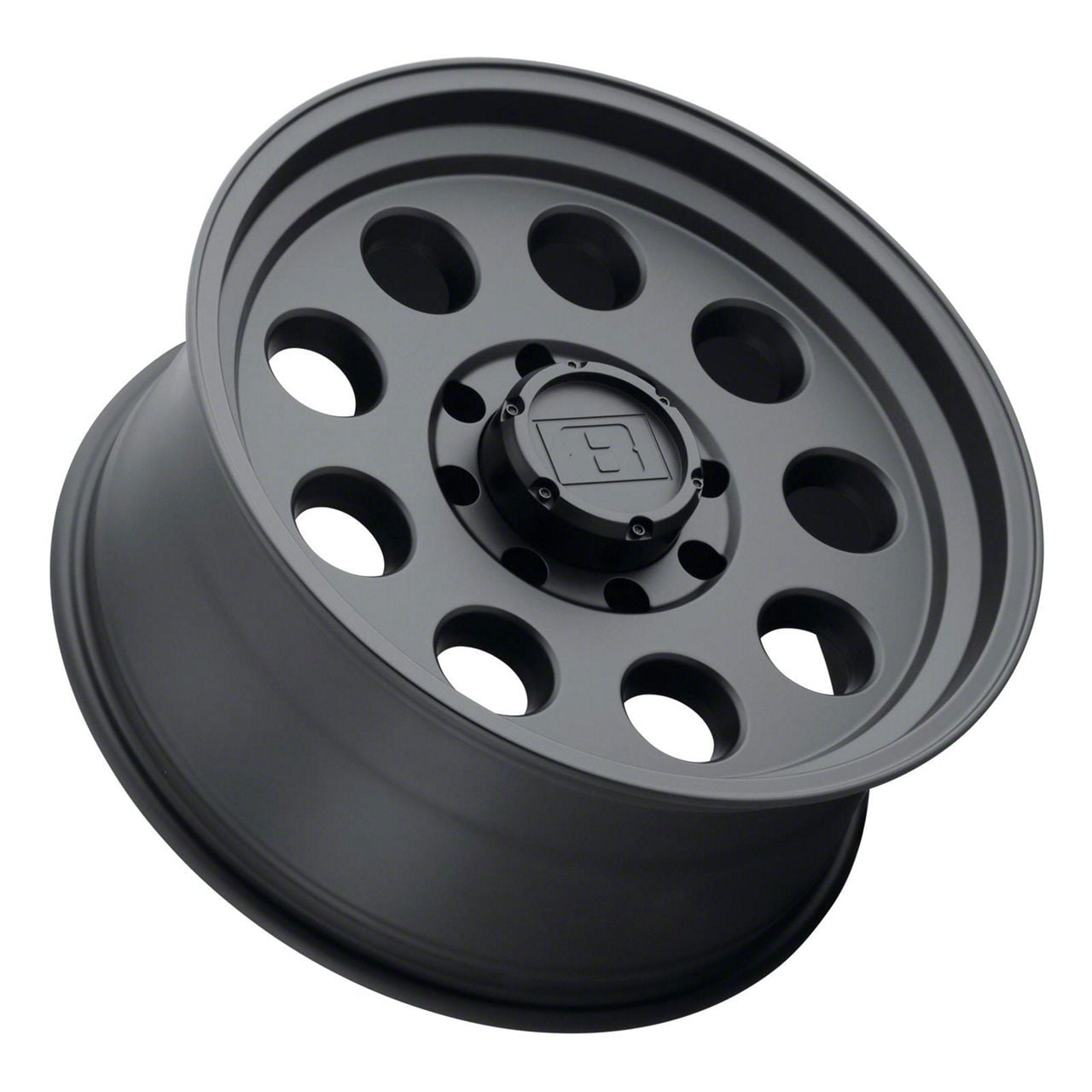 Level B Rims Level 8 Wheels RAM 2500 Hauler Matte Black 8-Lug Wheel; 17x8.5; -6mm ...