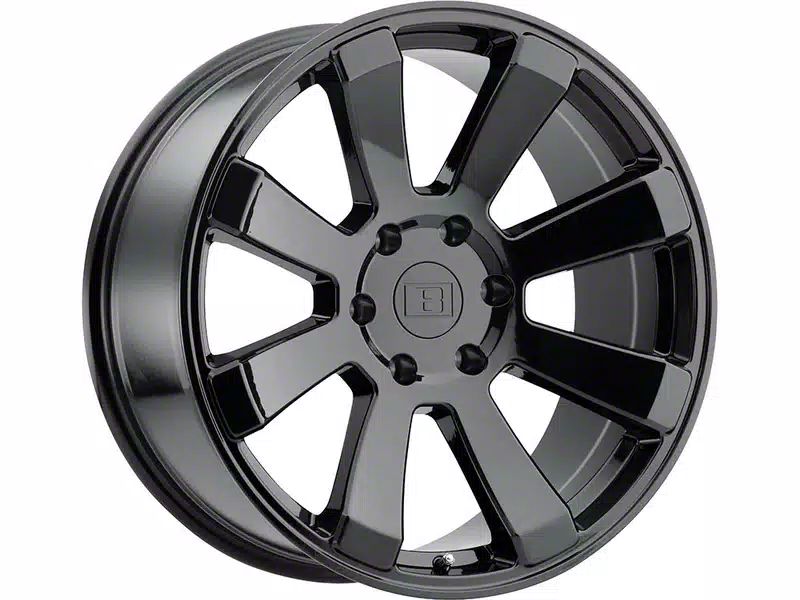 Level 8 Wheels Ranger Enforcer Gloss Black 6-Lug Wheel; 17x8.5; -12mm ...