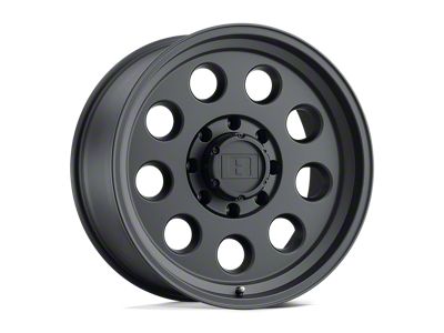 Level 8 Wheels Hauler Matte Black 6-Lug Wheel; 16x8.5; -25mm Offset (99-06 Sierra 1500)