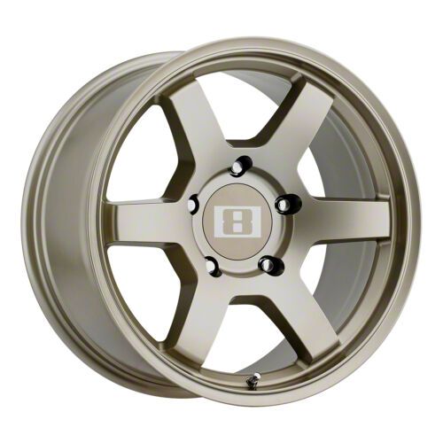 Level 8 Wheels Sierra 1500 MK6 Matte Bronze 6-Lug Wheel; 17x8; 0mm ...