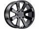 Level 8 Wheels Enforcer Gloss Black 6-Lug Wheel; 18x9; 9mm Offset (21-24 Tahoe)