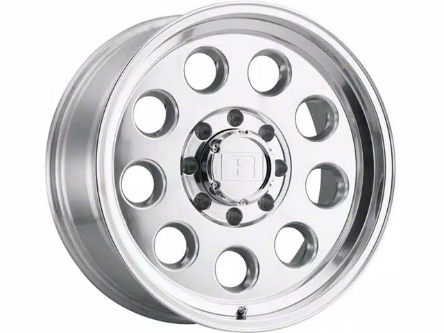 Level 8 Wheels Hauler Polished 6-Lug Wheel; 17x8.5; -6mm Offset (15-20 Tahoe)