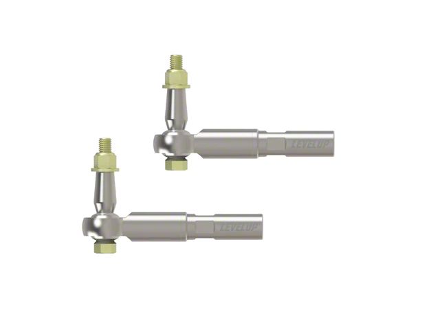Level Up Suspension Uniball Tie Rod Ends with Short Tie Rod Sleeves (15-22 Colorado, Excluding ZR2)