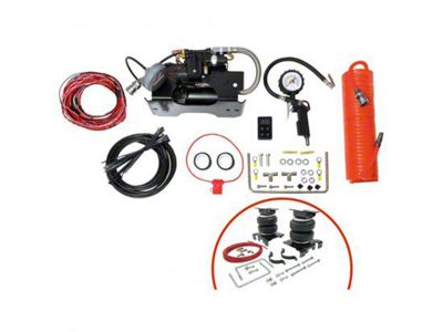 Leveling Solutions Rear Suspension Air Bag Kit with Wireless Compressor (15-20 F-150, Excluding Raptor)