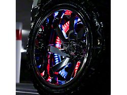 RGBW Galaxy Wheel Ring Single Row LED Light Kit with Bluetooth Controller (Universal; Some Adaptation May Be Required)