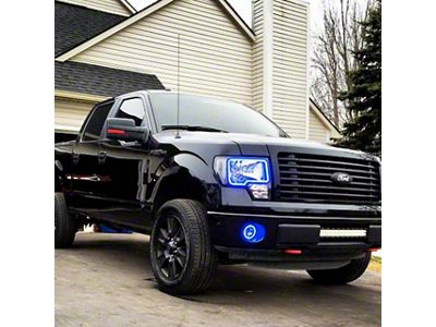 Lighting Trendz RGBW Headlight Halo Kit with Bluetooth Controller (09-14 F-150 w/ Factory Halogen Headlights, Excluding Raptor)