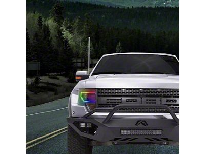 Lighting Trendz Switchback C-Bar Headlight Halo Kit (10-14 F-150 Raptor w/ Factory Halogen Headlights)