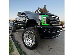 Lighting Trendz Flow Series Headlight DRL Boards with Sequential Turn Signal and Bluetooth Controller (17-25 F-350 Super Duty)