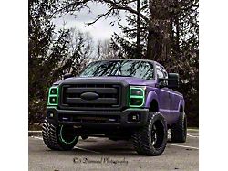 Flow Series Headlight Halo Kit with Bluetooth Controller (11-16 F-350 Super Duty)