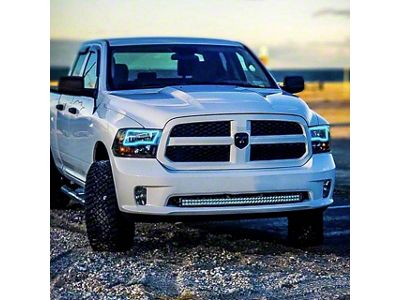 Lighting Trendz Flow Series Quad Headlight Halo Kit with Bluetooth Controller (09-18 RAM 1500 w/ Factory Halogen Quad Headlights)