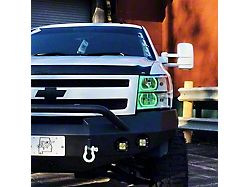 Lighting Trendz Flow Series Flat Bottom Headlight Halo Kit with Bluetooth Controller (07-13 Silverado 1500)