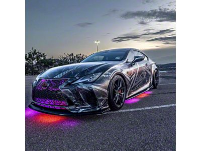 Flow Series Flexible Double Row Underbody LED Light Kit with Bluetooth Controller (Universal; Some Adaptation May Be Required)
