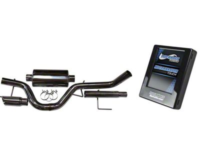 Livernois Motorsports MyCalibrator Touch Tuner and Single Exhaust System Bundle (21-22 3.5L EcoBoost F-150, Excluding Raptor & Tremor)