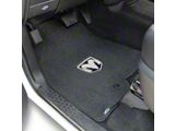 Lloyd Velourtex Front Floor Mats with RAM Head Logo; Black (09-18 RAM 1500 Crew Cab)